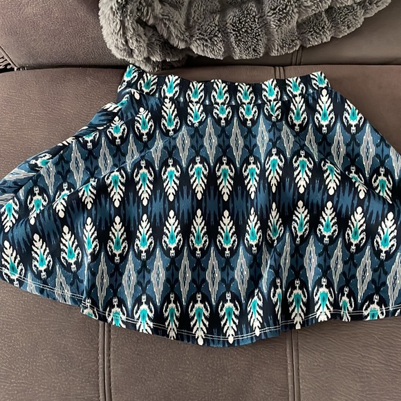 AÉROPOSTALE Blue Design Mini Skirt Size Small - Picture 5 of 5
